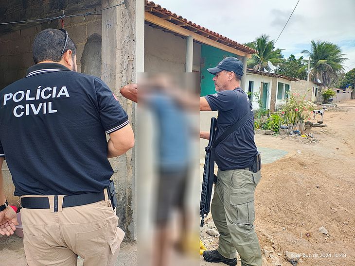 Foragido foi capturado em Junqueiro, interior de Alagoas