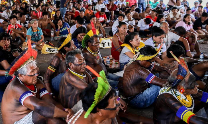 Ela critica desrespeito à soberania indígena