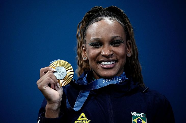 Rebeca foi uma das medalhistas do Brasil nas Olimpíadas 