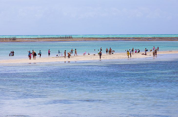 Imagem da praia de Maceió