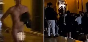 Turista é espancado após correr pelado pelo centro de cidade italiana durante despedida de solteiro