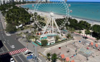 Roda Gigante na orla de Maceió vai ter ar-condicionado e wi-fi; veja prazo de instalação