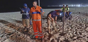 Operação acha facas enterradas nas areias de Copacabana antes de show de Madonna