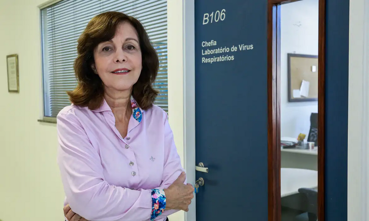 Marilda Siqueira, chefe do Laboratório de Vírus Respiratórios,
