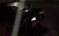 VÍDEO: motorista com sinais de embriaguez bate de frente com outro carro em Fernão Velho