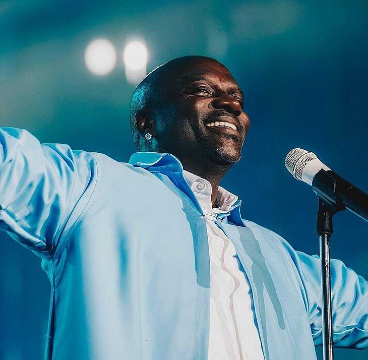 Akon se apresentou no Rock in Rio na noite desse domingo (23)