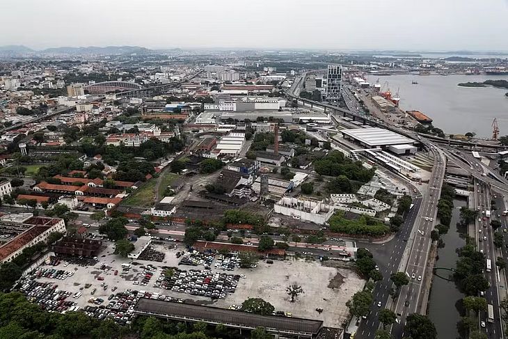 O terreno do Gasômetro, no centro do Rio de Janeiro