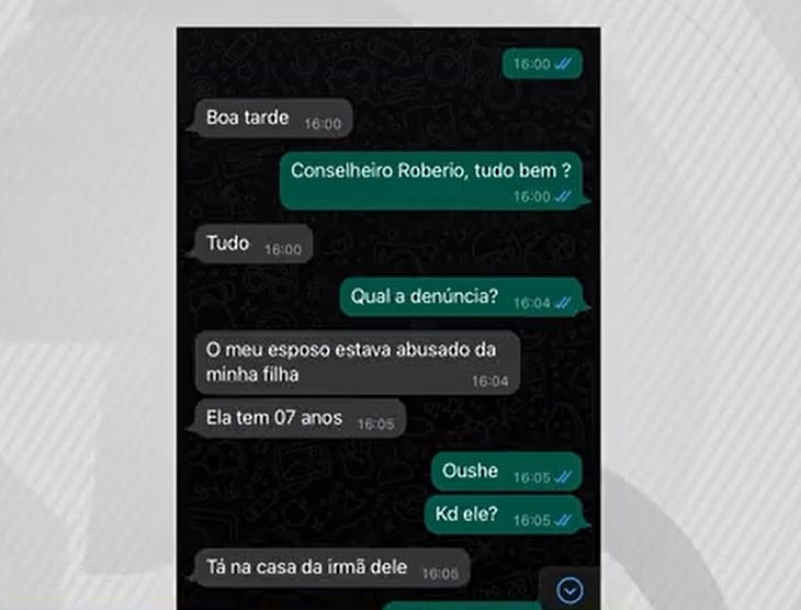 Conselheiro tutelar interveio após receber denúncia da mãe da criança