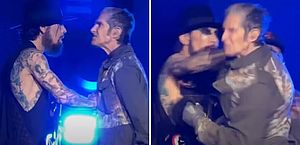 Vocalista do Jane's Addiction dá soco em guitarrista no meio de show; assista 