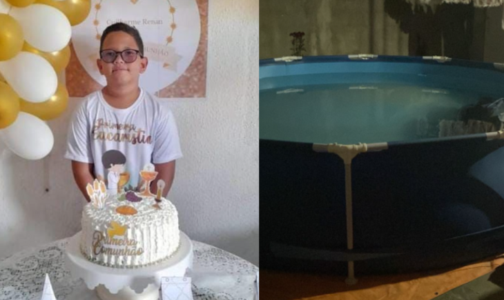 Guilherme Renan tinha 11 anos e supostamente morreu afogado