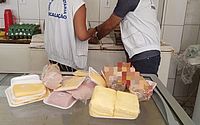 Vigilância Sanitária de Maceió apreende 100 kg de produtos estragados em supermercados