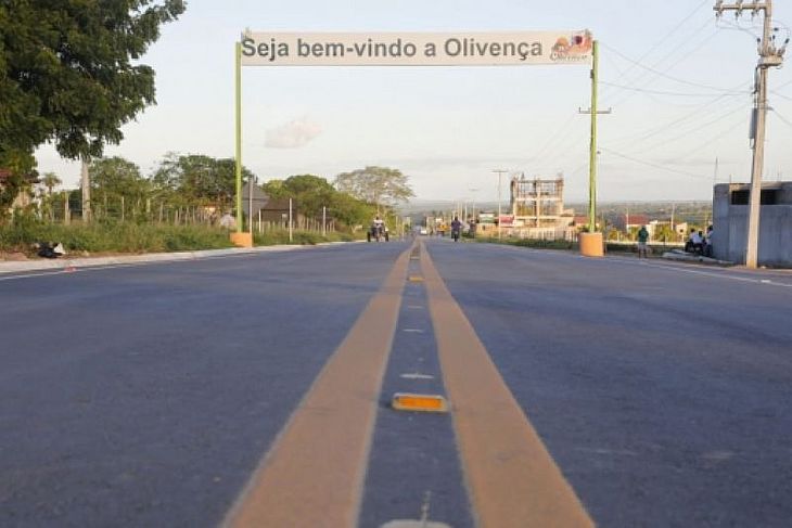 Acesso ao município de Olivença, no interior de Alagoas
