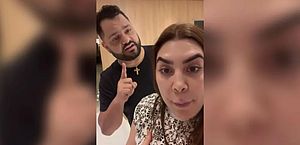 Vídeo mostra ex de Naiara Azevedo dando tapa em celular para parar gravação durante acusação de agressão
