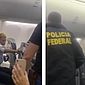 Passageiro quebra poltronas em voo de SP a Recife e é contido pela Polícia Federal; vídeo