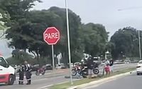 Colisão entre moto e bicicleta deixa um homem morto na Avenida Durval de Góes Monteiro 