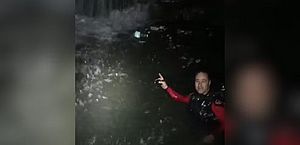 Menina é sugada pelo turbilhão de água e morre após se afogar em cachoeira 