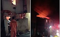 Vídeos: residência fica destruída após pegar fogo na Vila Brejal