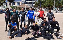 Mergulhadores fazem mutirão de limpeza no fundo do mar em Ponta Verde e Pajuçara