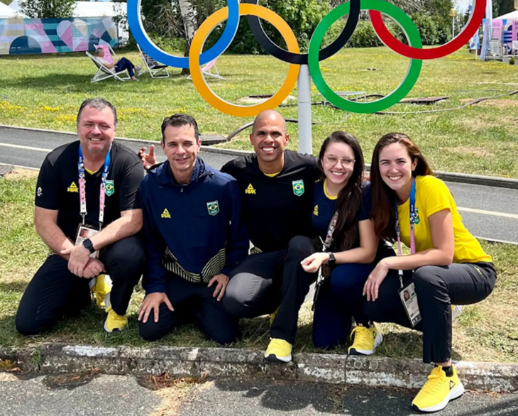 Equipe brasileira de tiro esportivo. 