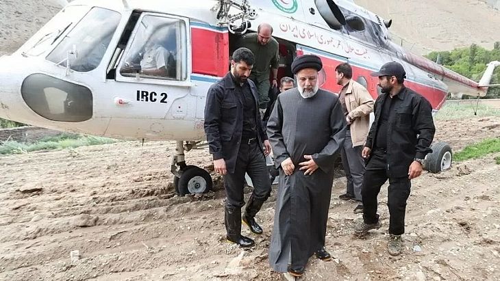 O presidente do Irã, Ebrahim Raisi, estava no helicóptero que fez um "pouso difícil", de acordo com o Ministério do Interior iraniano