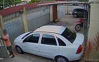Vídeo: homem invade prédio, mas não consegue furtar bicicleta, na Jatiúca