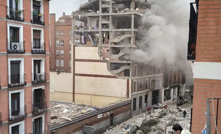 Explosão em Toledo, no centro de Madri