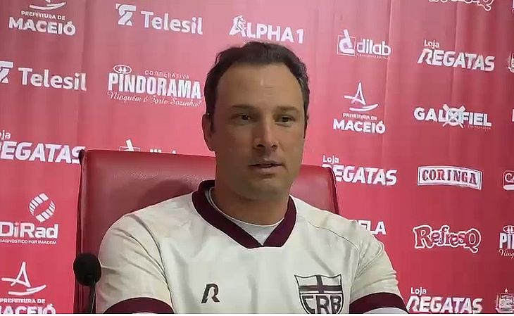 O técnico Bruno Pivetti concedeu, na tarde desta segunda-feira, 9, no CT Ninho do Galo, a primeira entrevista como novo treinador do CRB