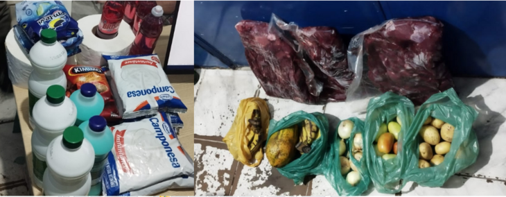 Servidor público furtou mais de 15 kg de carne, frutas e verduras, leite em pó e produtos de limpeza