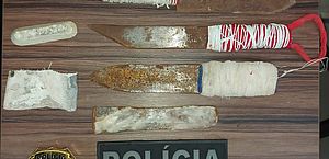 Armas artesanais são apreendidas durante vistoria em penitenciária de Maceió