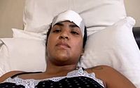Vídeo: mulher que pulou de prédio em Salvador é transferida para hospital em Alagoas